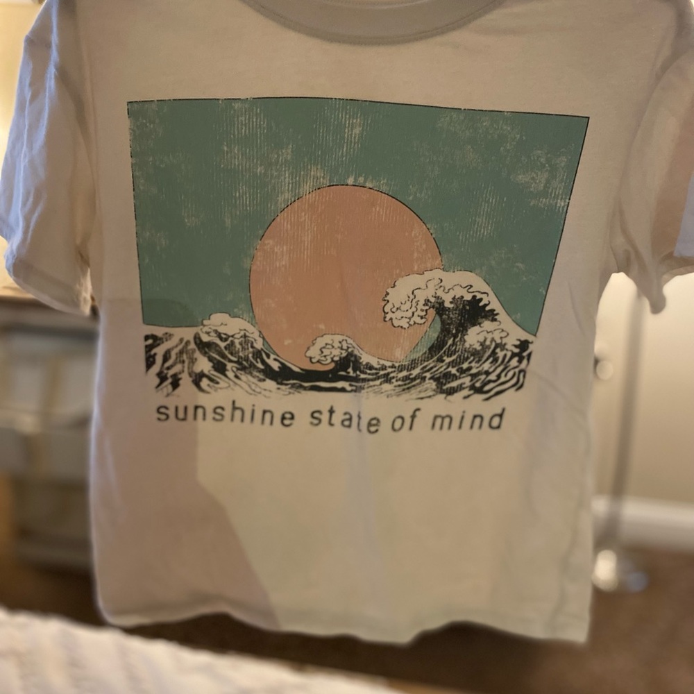 Grayson Threads White Short Sleeve Tee with Retro Graphic